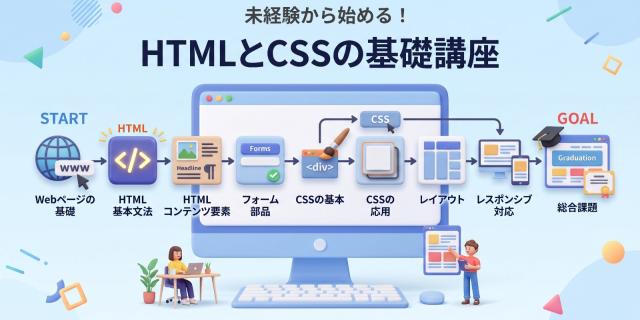『HTML と CSS の基礎講座』をリリース