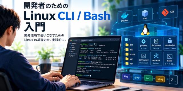 『開発者のための Linux CLI / Bash 入門』講座
